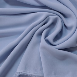 TECIDO CREPE SEDA VIP LISO AZUL SERENITY