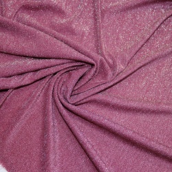 TECIDO MALHA LUREX ROSA SILVESTRE
