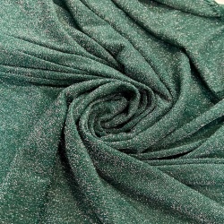 TECIDO MALHA LUREX  VERDE BANDEIRA