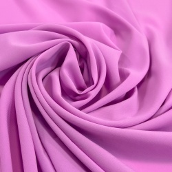 TECIDO MUSSELINE COM ELASTANO LISO LAVANDA