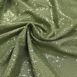 TECIDO PAETE SHINE GLOW VERDE CERAMICA