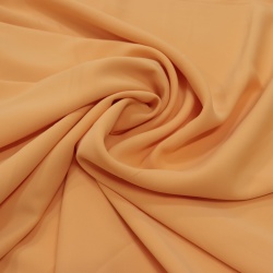 TECIDO CREPE PARIS COLLOR LIGHT LISO LARANJA CLARO