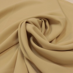 TECIDO CREPE PARIS COLLOR LIGHT LISO PALHA
