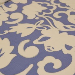 TECIDO VISCOLINHO ESTAMPADO AZUL
