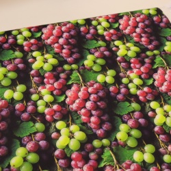 TECIDO TRICOLINE EST DIGITAL UVAS