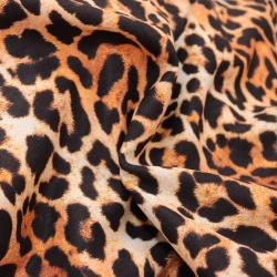 TECIDO CREPE AIR FLOW ANIMAL PRINT LEOPARDO