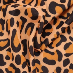 TECIDO CREPE AIR FLOW ANIMAL PRINT ONÇA