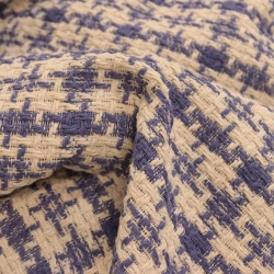 TECIDO TWEED CHIPRE XADREZ AZUL
