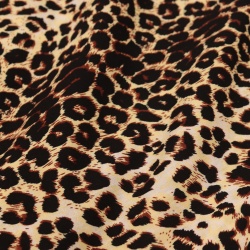 TECIDO VISCOLINHO ESTAMPADO LEOPARDO